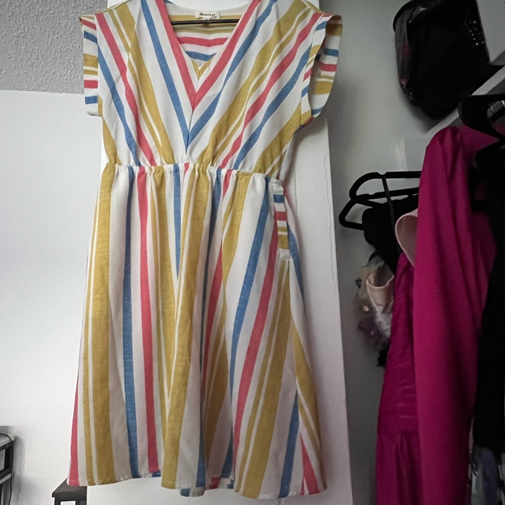 Striped Multicolor Dress